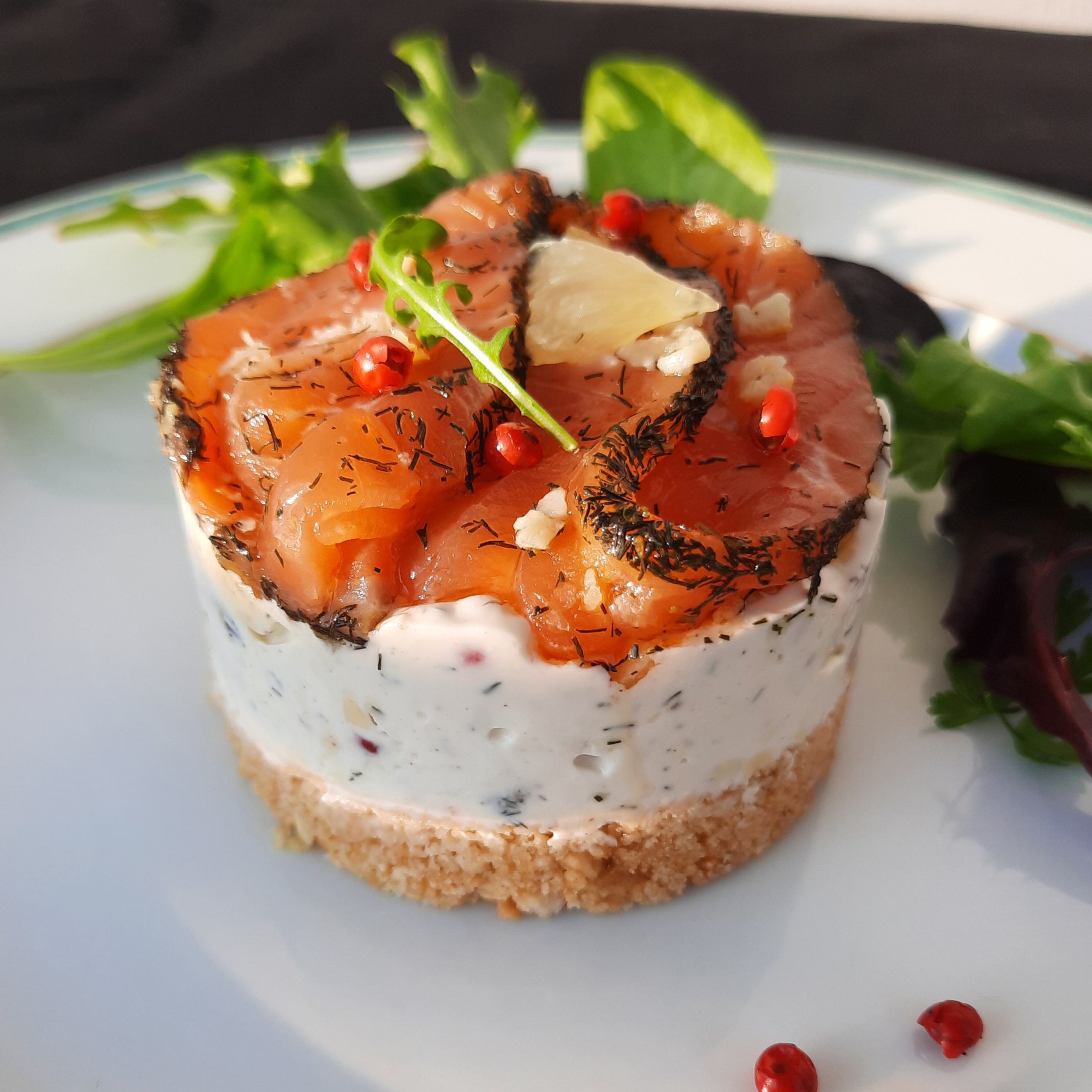 cheesecake au saumon