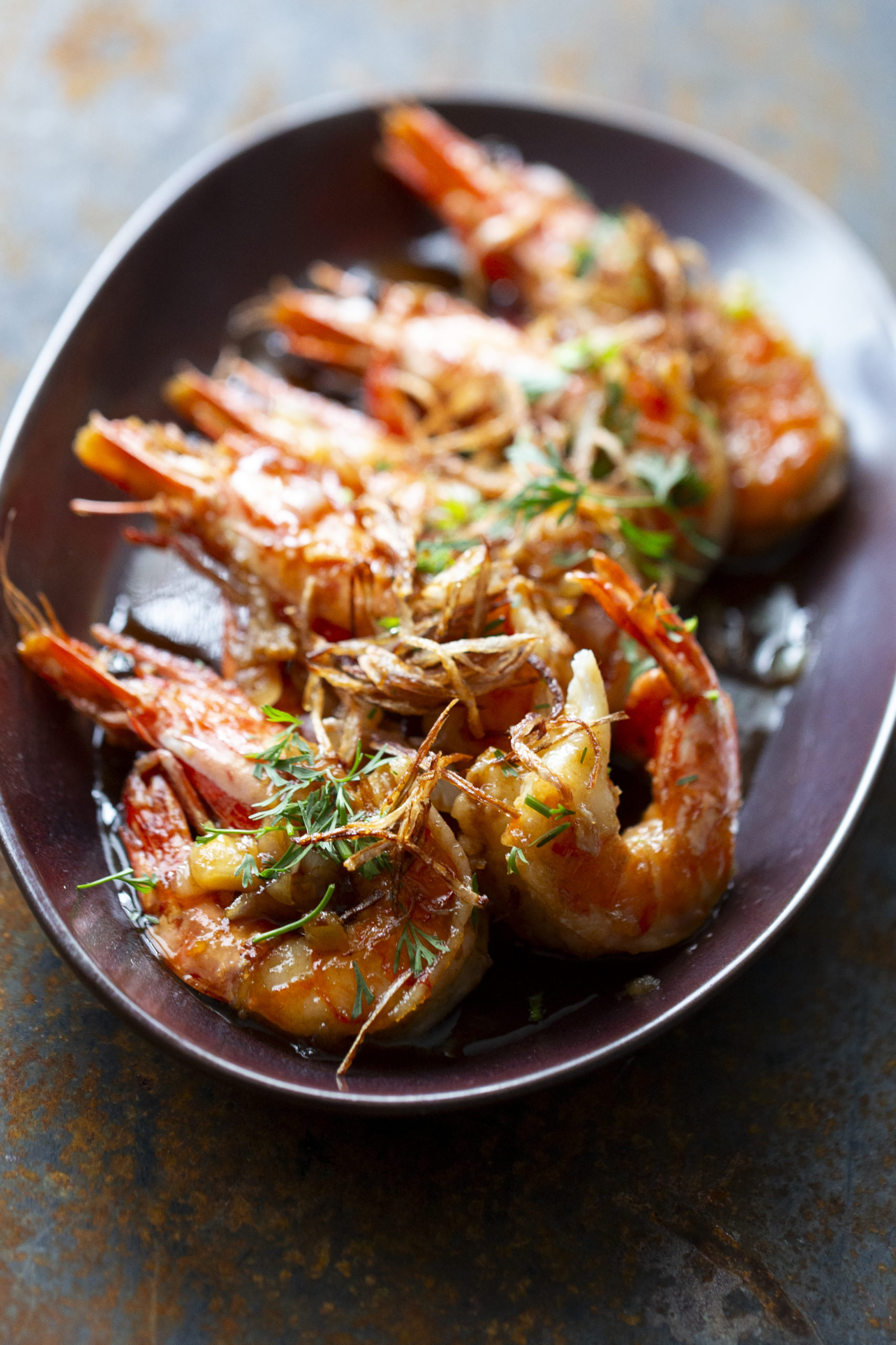 gambas sautées