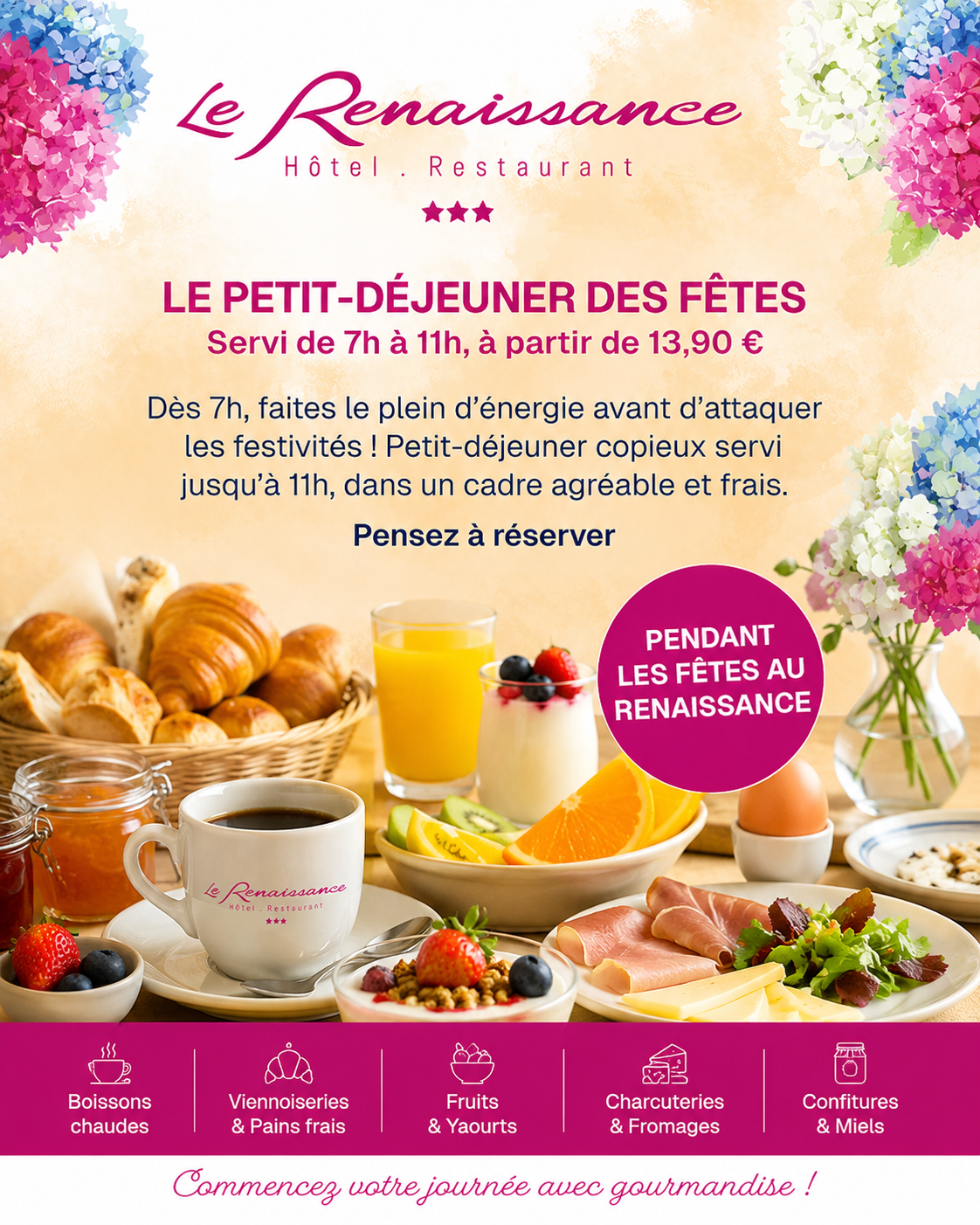 Petit-déjeuner des fêtes